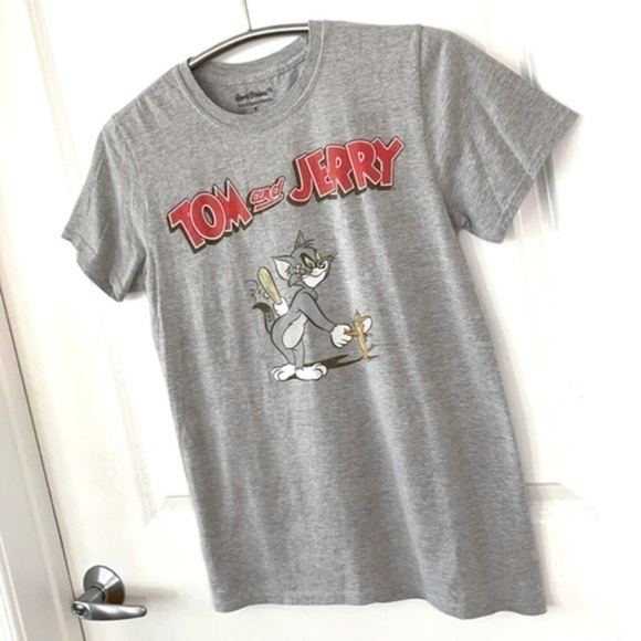 HANNA-BARBERA | Youth Size Small (18) Gray “TOM and JERRY” Shirt - Picture 3 of 7